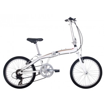 Python White Folding Bike 2018