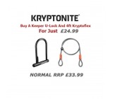 Kryptonite Keeper D Lock & Flex Cable Bundle